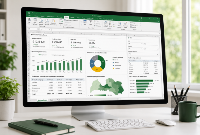 Datu analīze excel